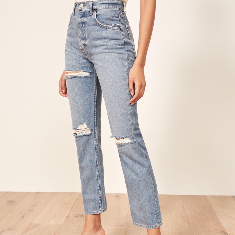 Reformation Denim Cynthia High Relaxed - Picture 1 of 8